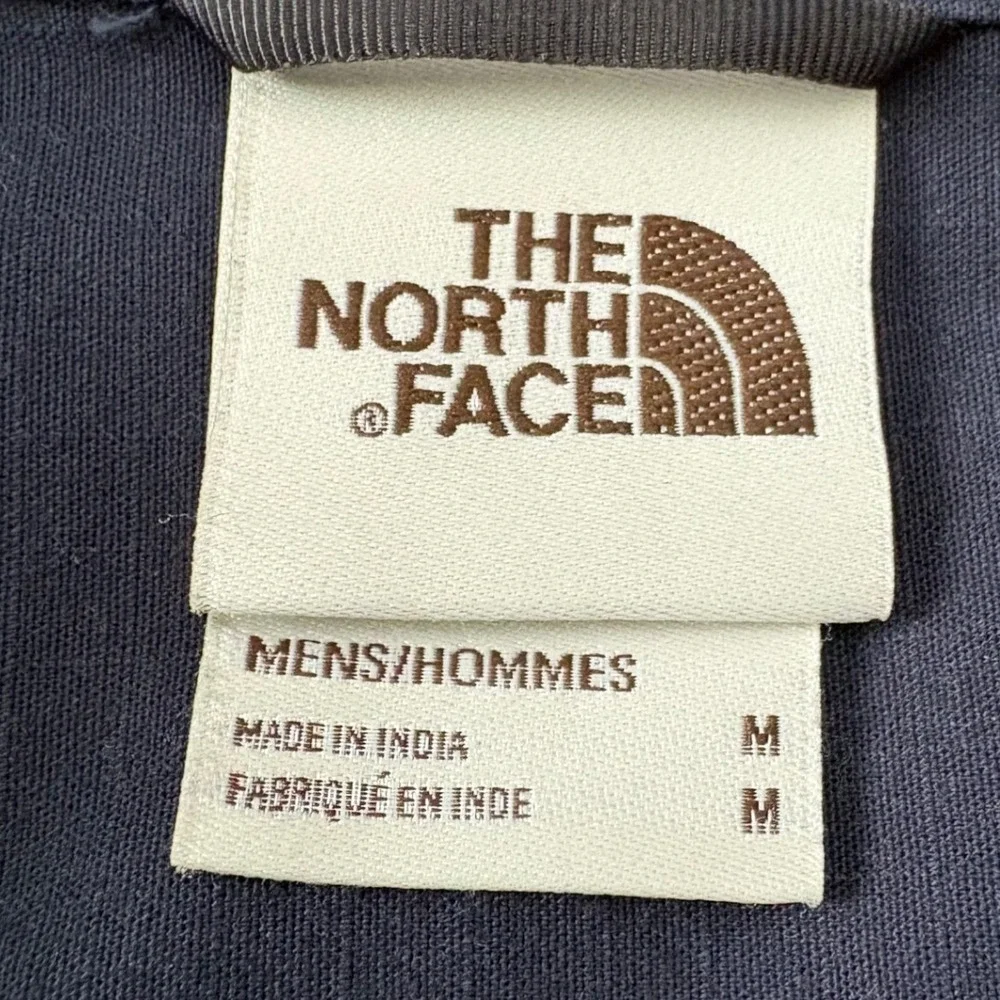 The North Face Mens Navy Blue Ripstop Utility Snap Front Shirt Jacket Size M